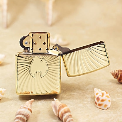 Zippo Armor High Polish Brass Cyclone ZP Mark - CC55