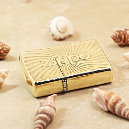 Zippo Armor High Polish Brass Cyclone ZP Mark - CC55