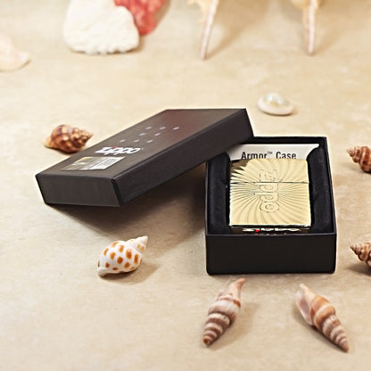 Zippo Armor High Polish Brass Cyclone ZP Mark - CC55