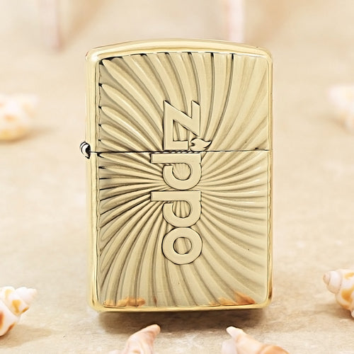 Zippo Armor High Polish Brass Cyclone ZP Mark - CC55