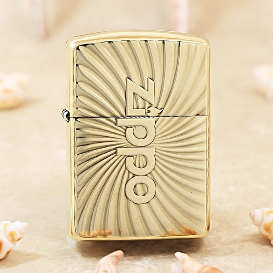 Zippo Armor High Polish Brass Cyclone ZP Mark - CC55
