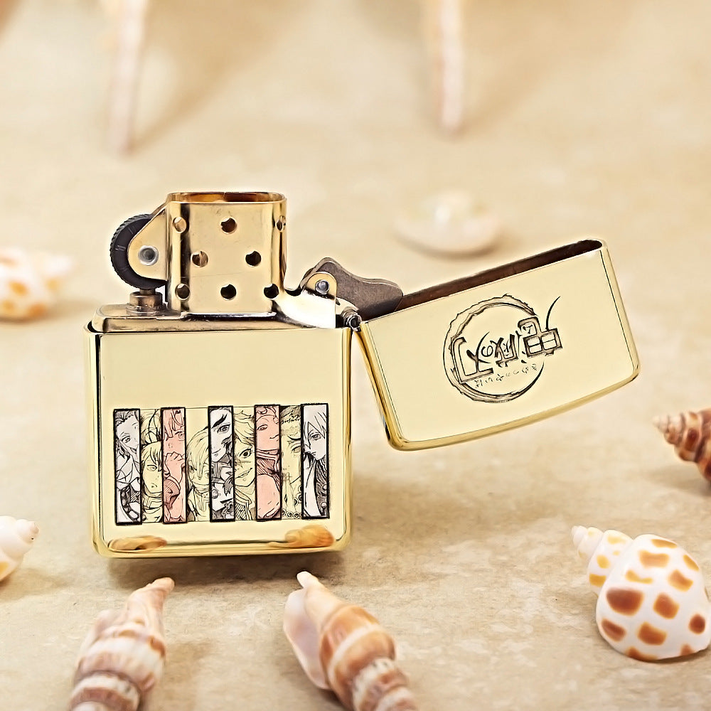 Zippo Armor High Polish Brass 'Demon Slayer Corps' - CC42