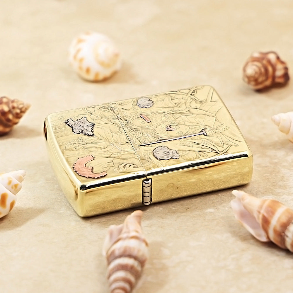 Zippo Armor High Polish Brass 'Demon Slayer Corps' - CC42