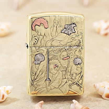 Zippo Armor High Polish Brass 'Demon Slayer Corps' - CC42