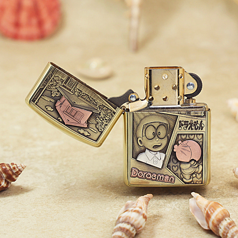 Zippo Armor High Polish Brass 'Doraemon & Nobita' - CC26