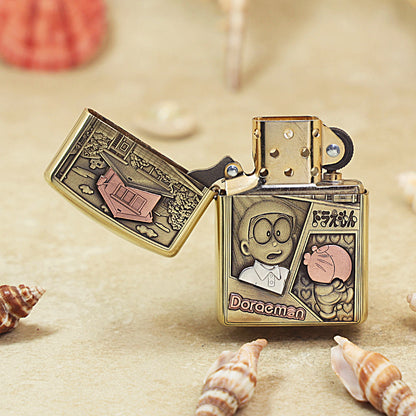 Zippo Armor High Polish Brass 'Doraemon & Nobita' - CC26