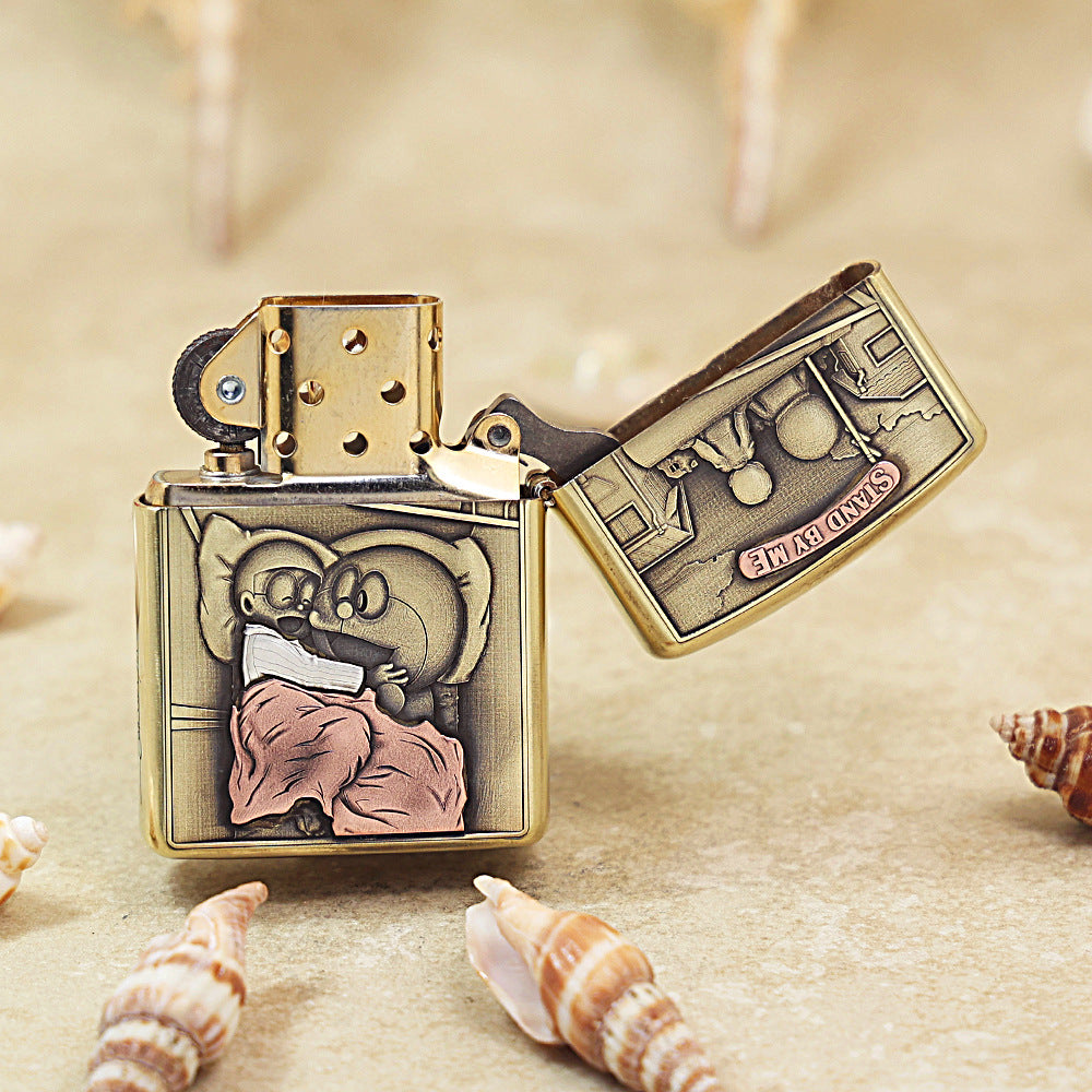 Zippo Armor High Polish Brass 'Doraemon & Nobita' - CC26
