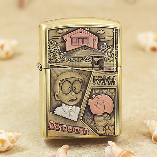 Zippo Armor High Polish Brass 'Doraemon & Nobita' - CC26