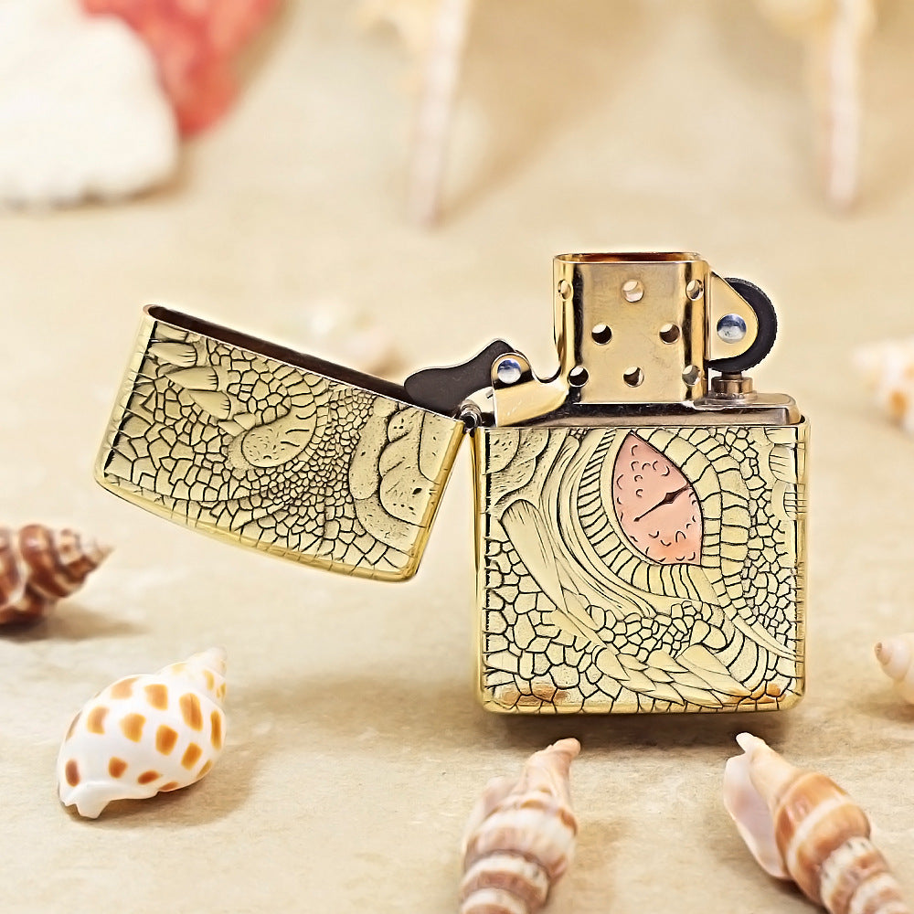 Zippo Armor High Polish Brass 'Dragon Eye' - CC43