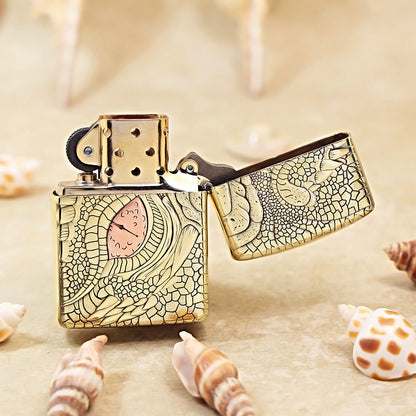 Zippo Armor High Polish Brass 'Dragon Eye' - CC43
