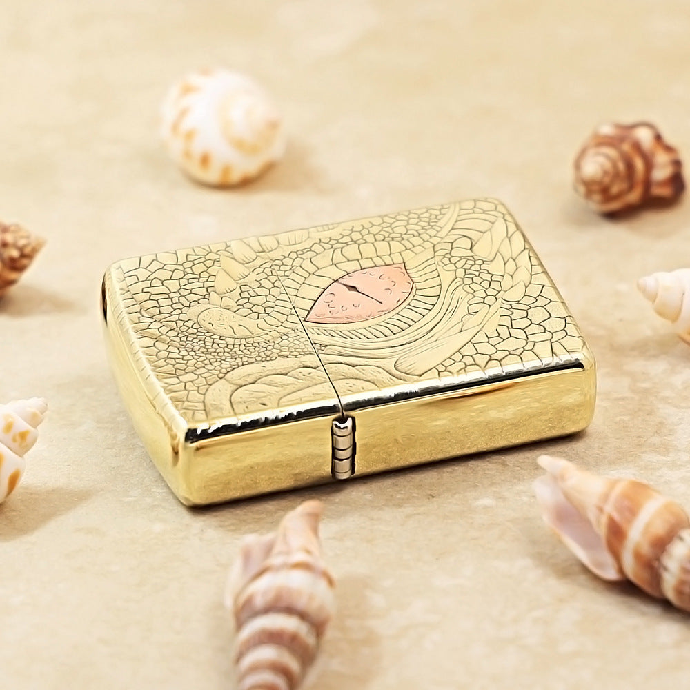 Zippo Armor High Polish Brass 'Dragon Eye' - CC43