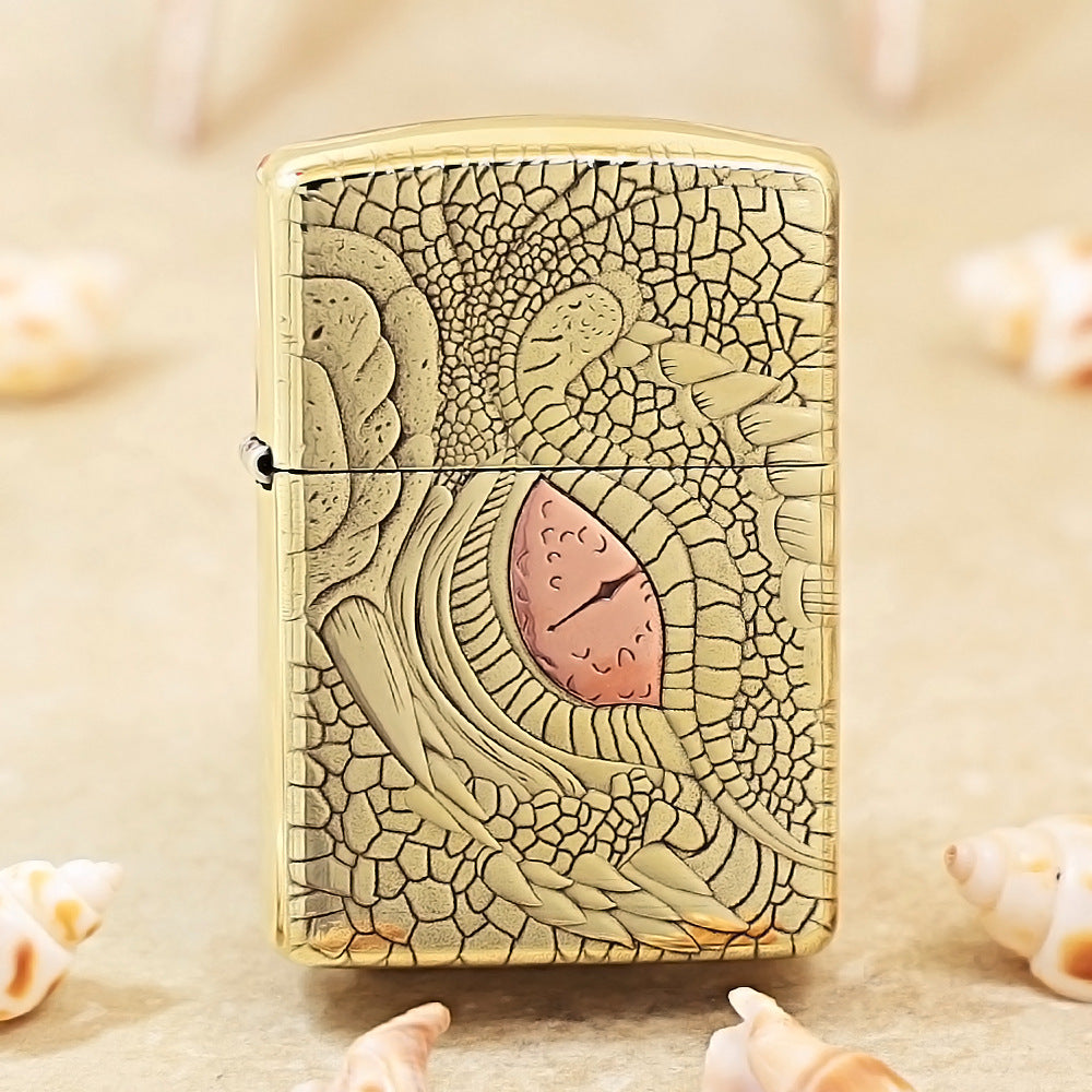 Zippo Armor High Polish Brass 'Dragon Eye' - CC43