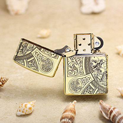 Zippo Armor High Polish Brass Four Horsemen of Apocalypse - CC60