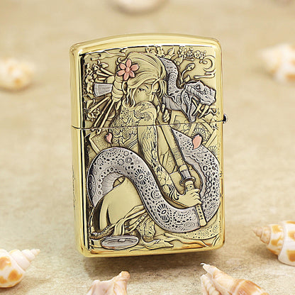 Zippo Armor High Polish Brass Geisha Katana - CC62