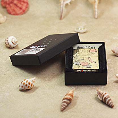 Zippo Armor High Polish Brass 'Lotus Goddess' - CC20