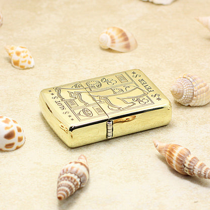 Zippo Armor High Polish Brass 'Lucky 777 Slot Fever' - CC35