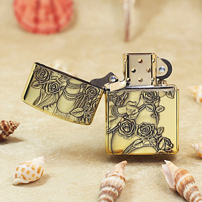 Zippo Armor High Polish Brass Rose Fetters - CC84