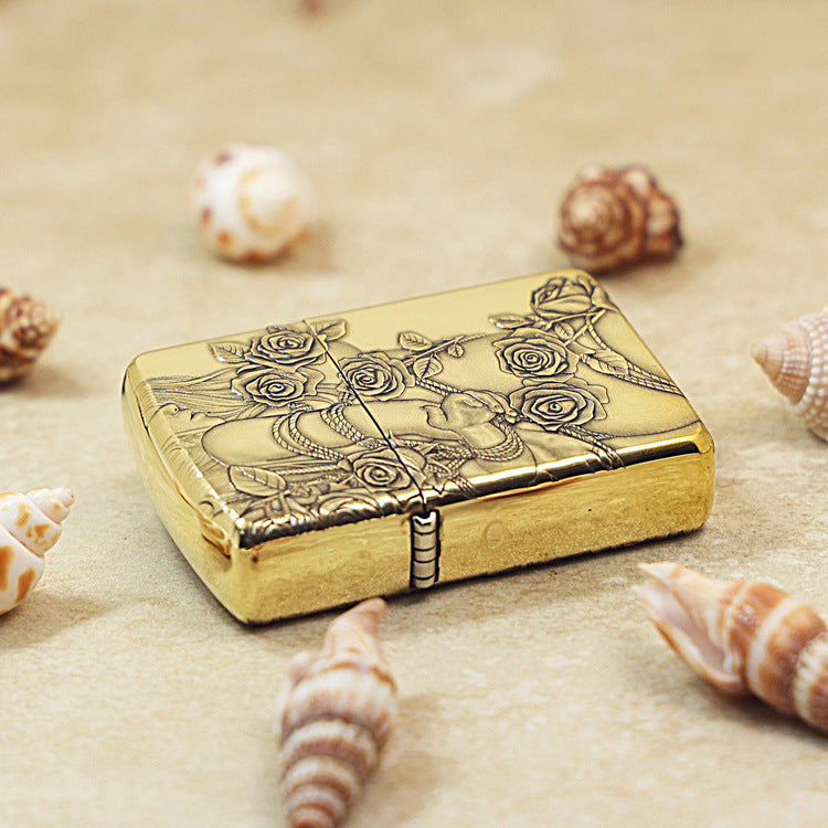 Zippo Armor High Polish Brass Rose Fetters - CC84