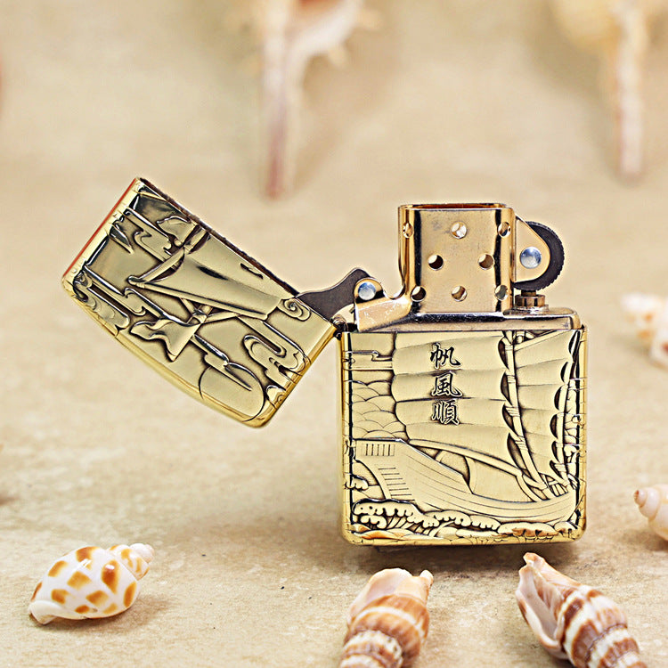 Zippo Armor High Polish Brass Smooth Sailing - CC70