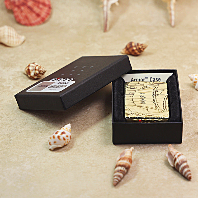 Zippo Armor High Polish Brass Smooth Sailing - CC70