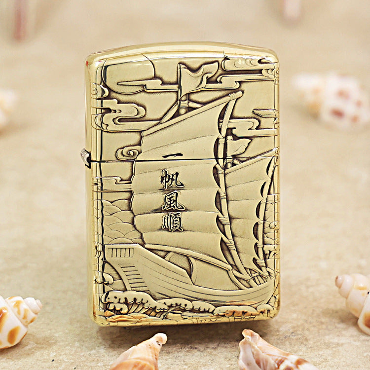 Zippo Armor High Polish Brass Smooth Sailing - CC70