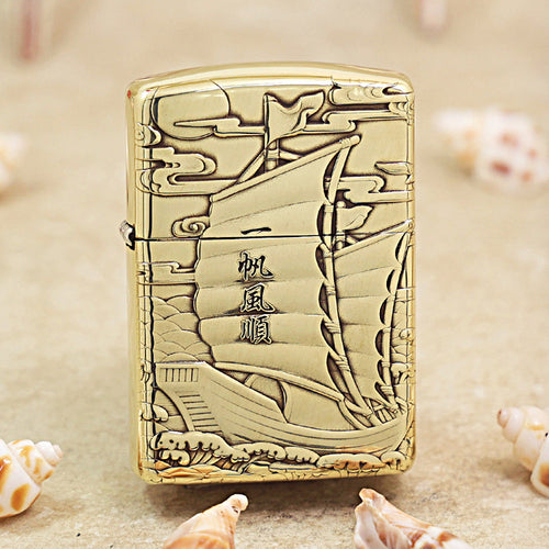 Zippo Armor High Polish Brass Smooth Sailing - CC70