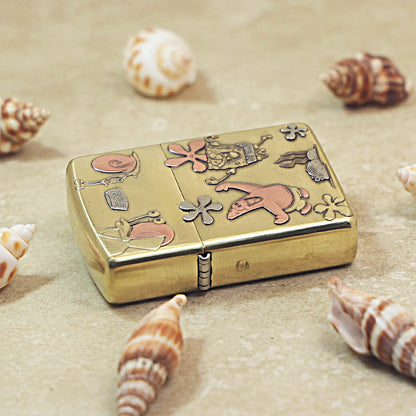 Zippo Armor High Polish Brass 'SpongeBob and Friends' - CC19