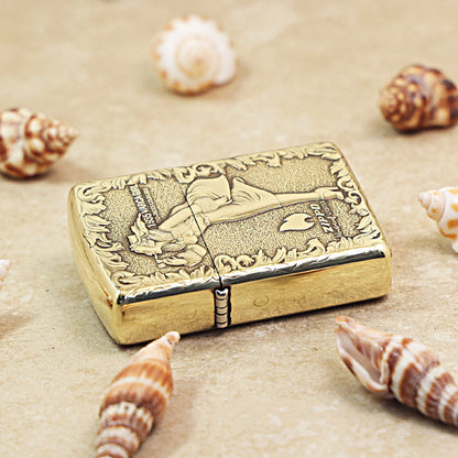 Zippo Armor High Polish Brass Tropical Beauty - CC72