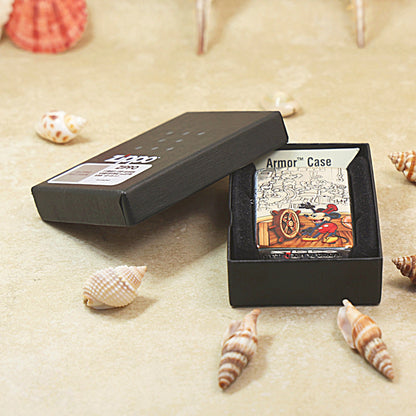 Zippo Armor Silver-Plated Embossed & Painted Classic Mickey 162-DS06