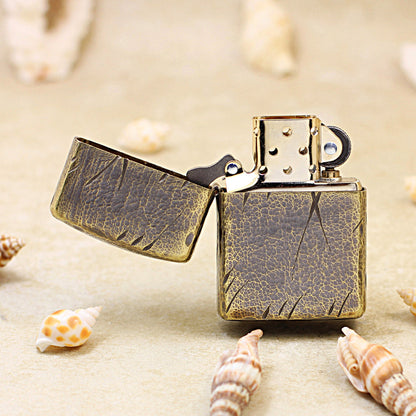 Zippo Armor Solid Brass 'Knife Scars' - CC01