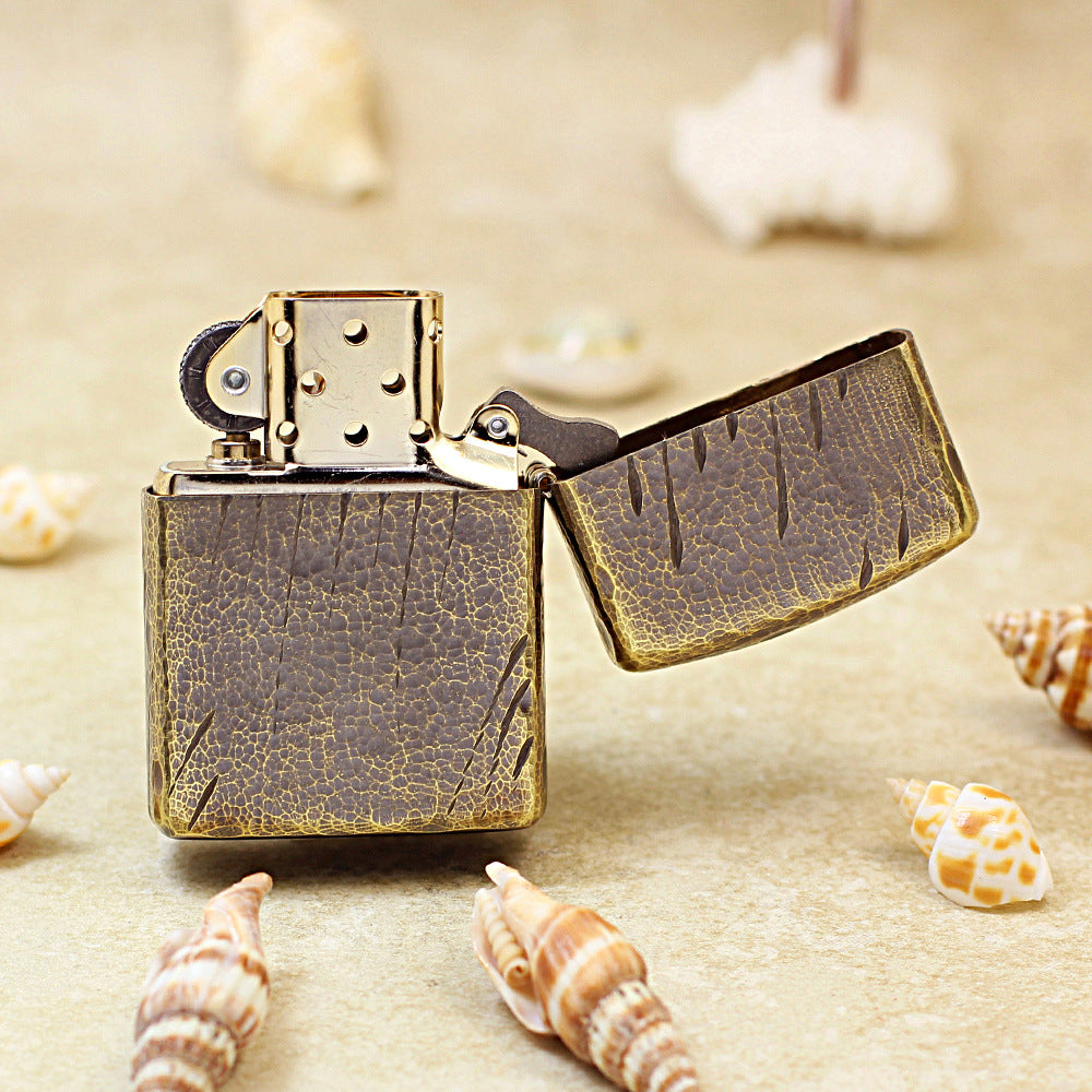 Zippo Armor Solid Brass 'Knife Scars' - CC01