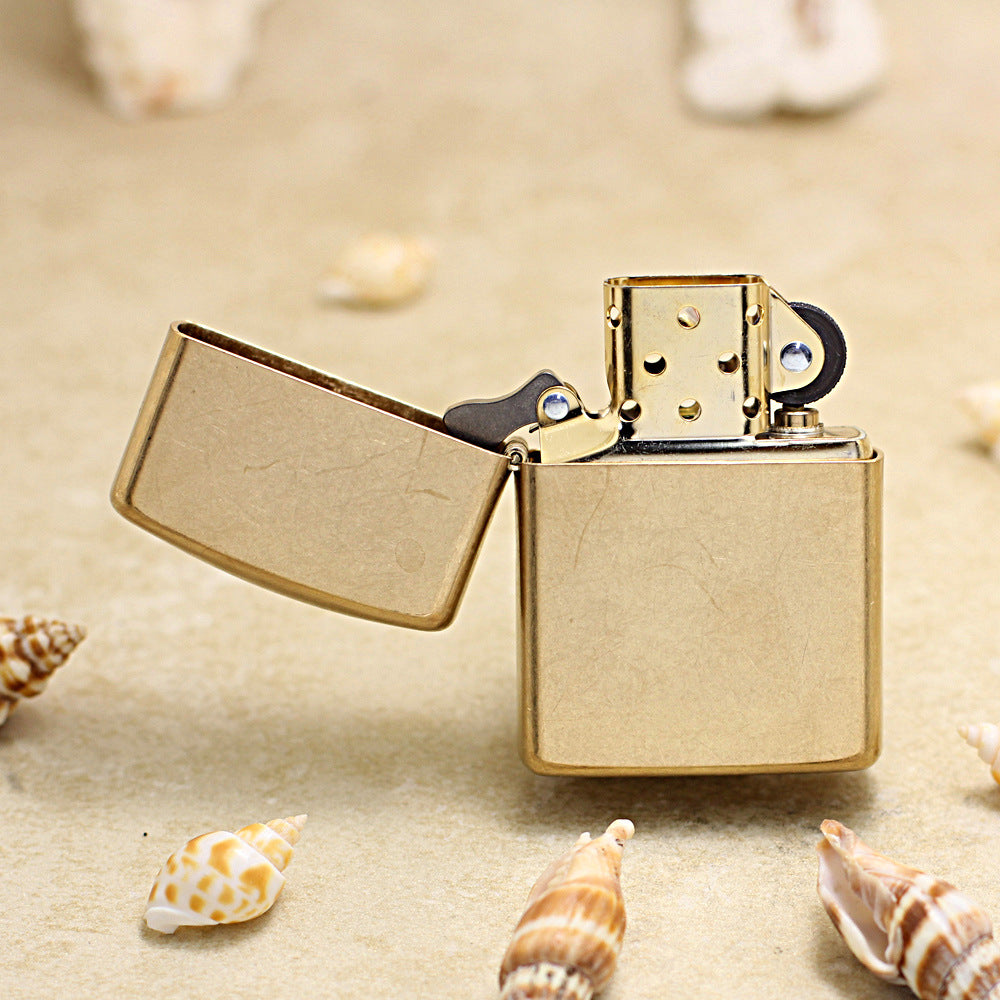 Zippo Armor Tumbled Brass Worn Finish - CC05