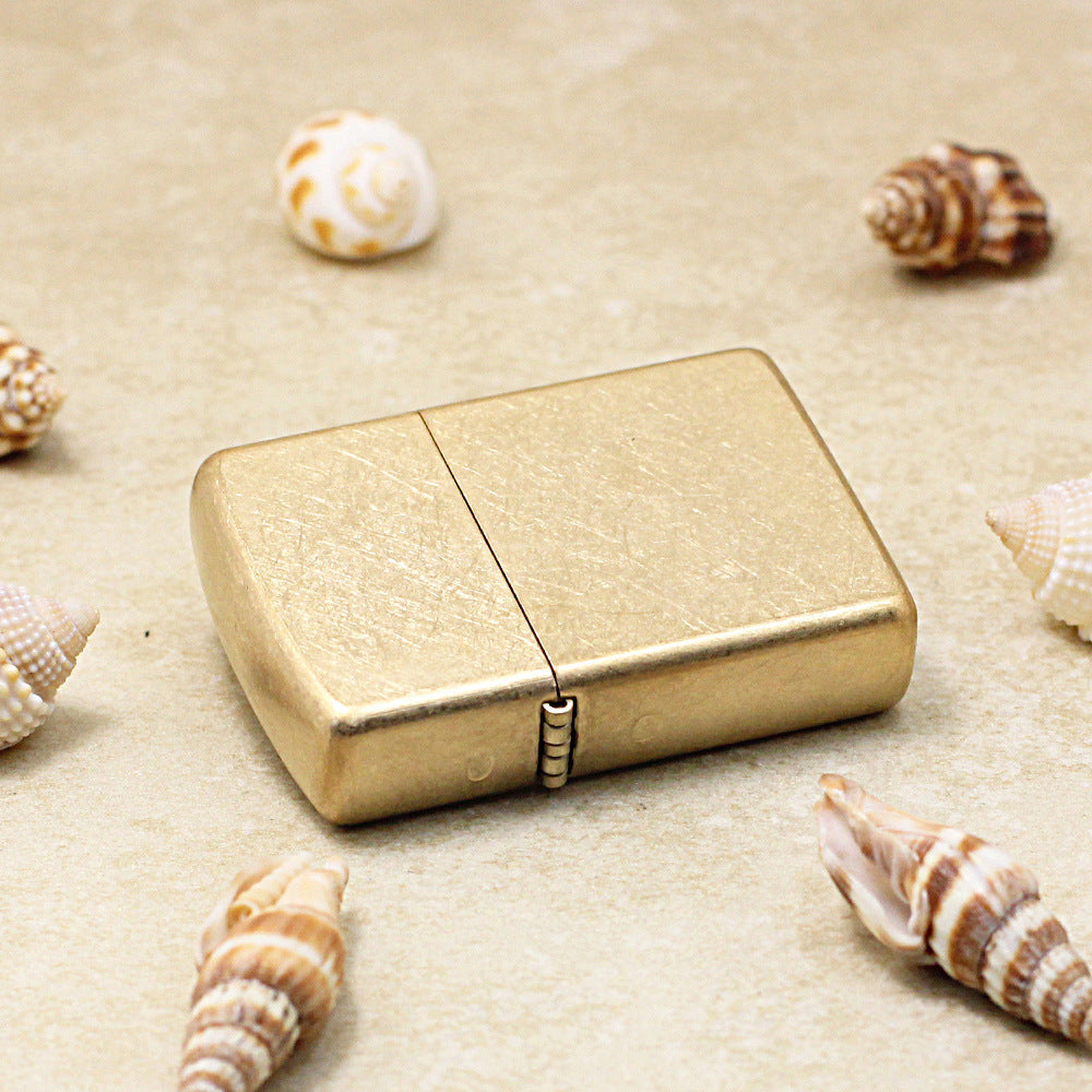 Zippo Armor Tumbled Brass Worn Finish - CC05