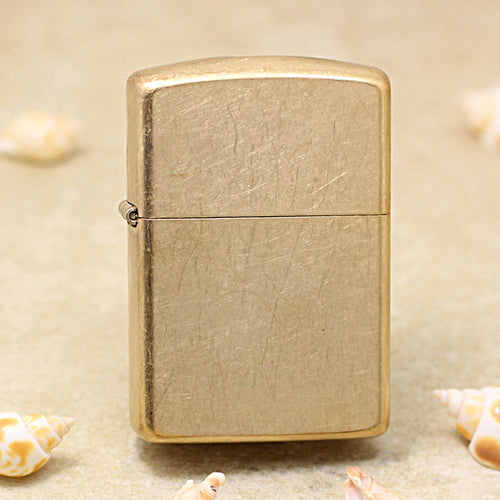 Zippo Armor Tumbled Brass Worn Finish - CC05