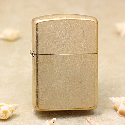Zippo Armor Tumbled Brass Worn Finish - CC05
