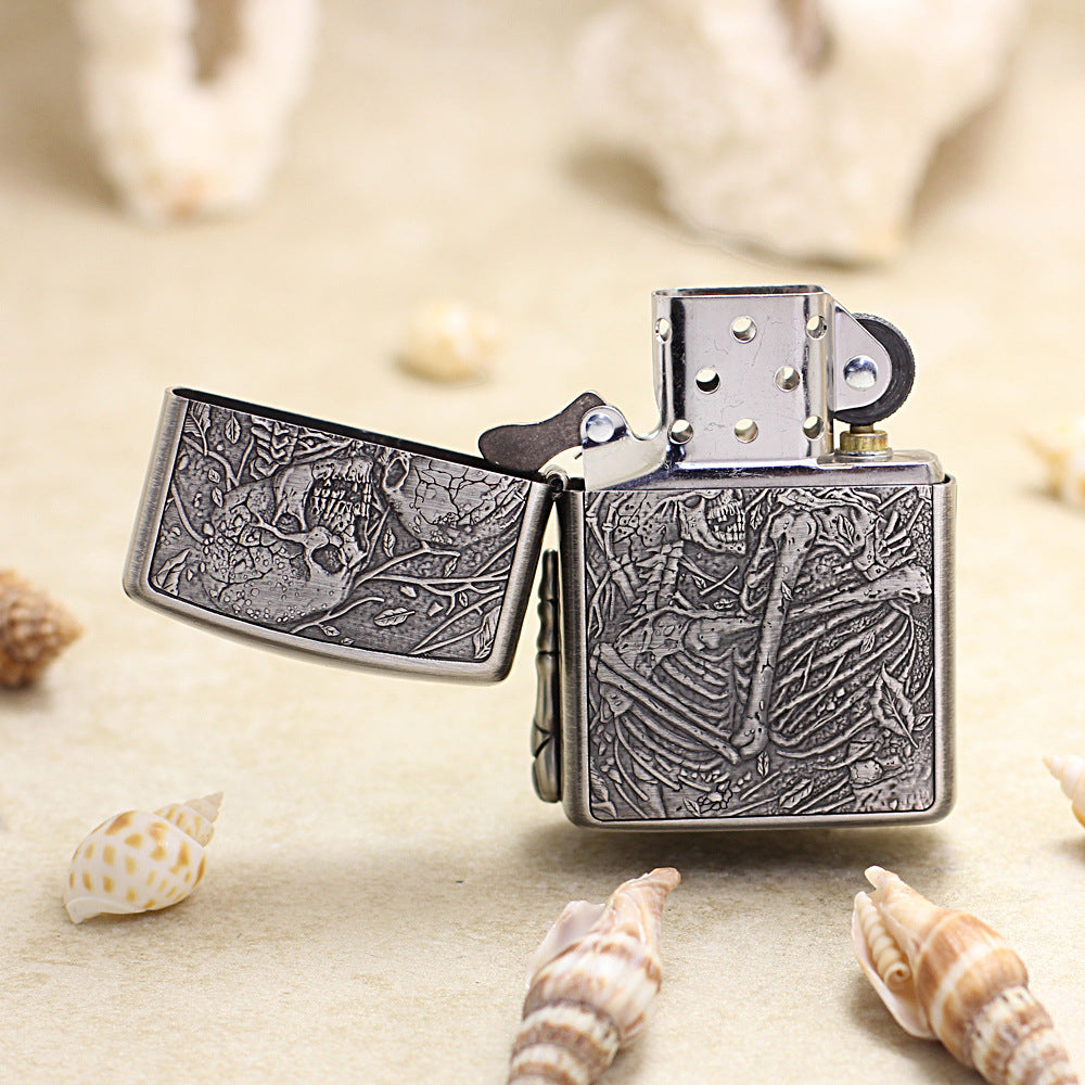 Zippo Armor Tumbled Chrome 'Til Death Do Us Part' - DS153