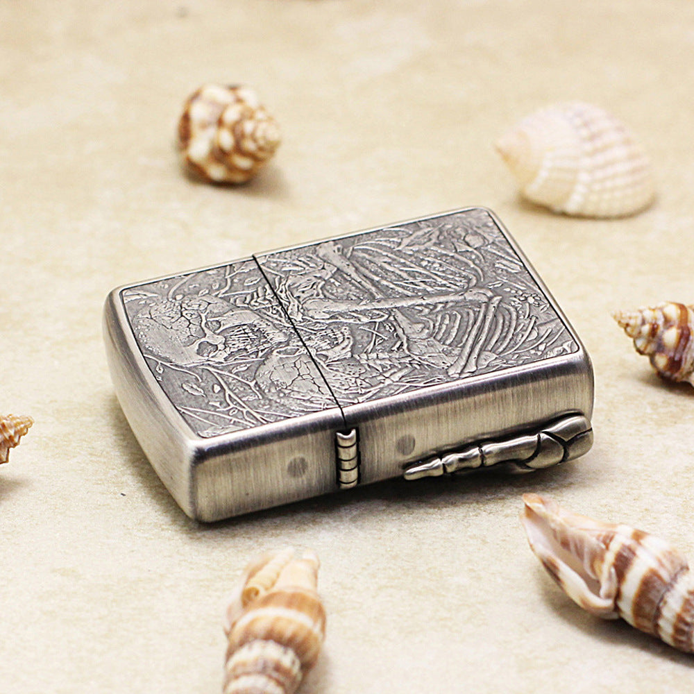 Zippo Armor Tumbled Chrome 'Til Death Do Us Part' - DS153