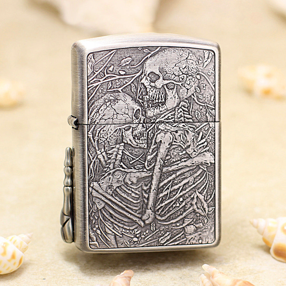 Zippo Armor Tumbled Chrome 'Til Death Do Us Part' - DS153