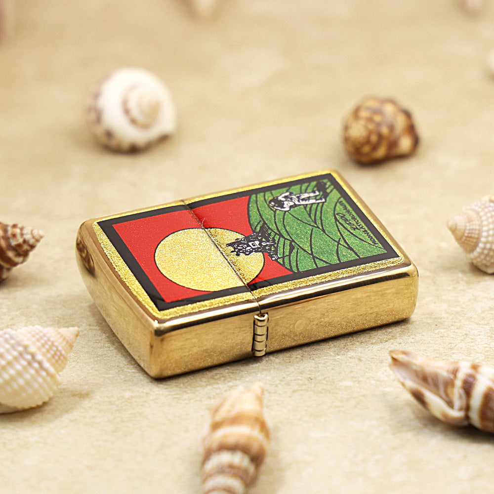 Zippo Astronaut and the Moon Gold Plate - Figure Series - JP57