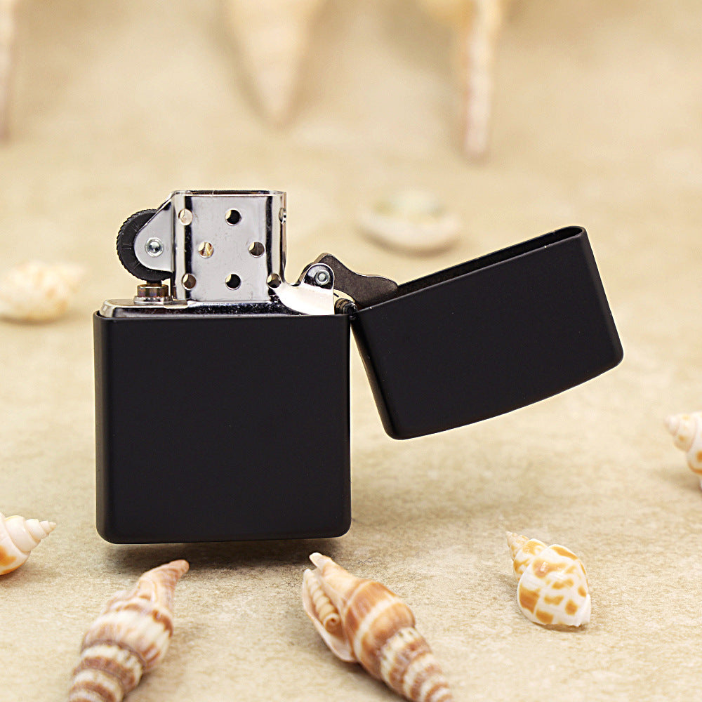 Zippo Black Matte Color Printed Soccer Pin-Up Girl - CS26