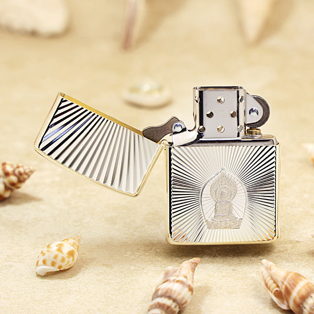 Zippo Buddha Silver Emblem - JP51