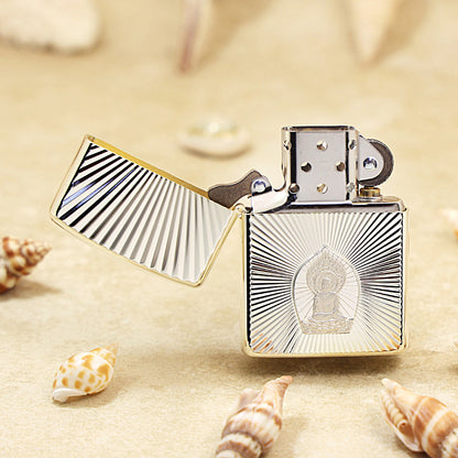 Zippo Buddha Silver Emblem - JP51