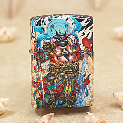 Zippo Color Printed Fierce Demon Queller Warrior - CS07