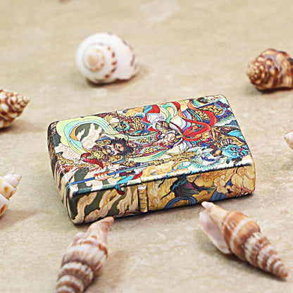 Zippo Color Printed Magnificent Chinese Door Guardian Warrior - CS06