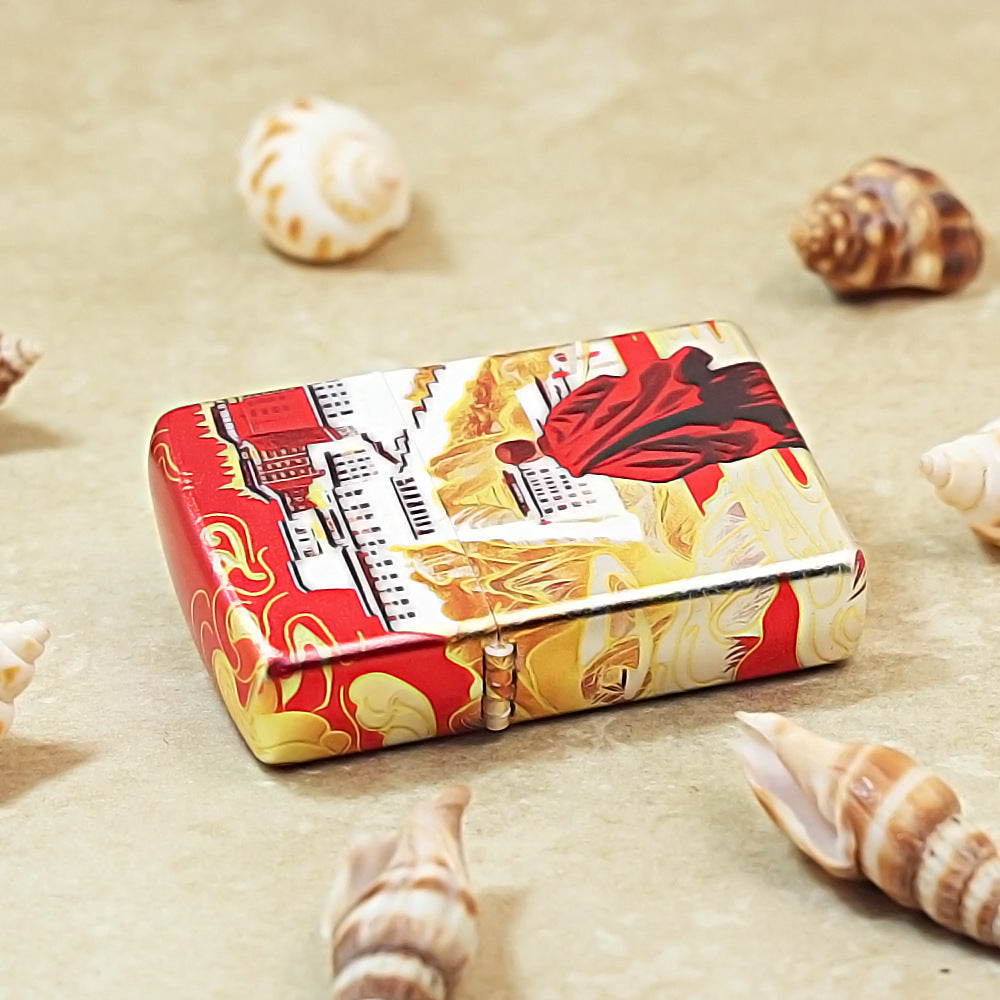 Zippo Color Printed Monk and Potala Palace in Tibet - CS22