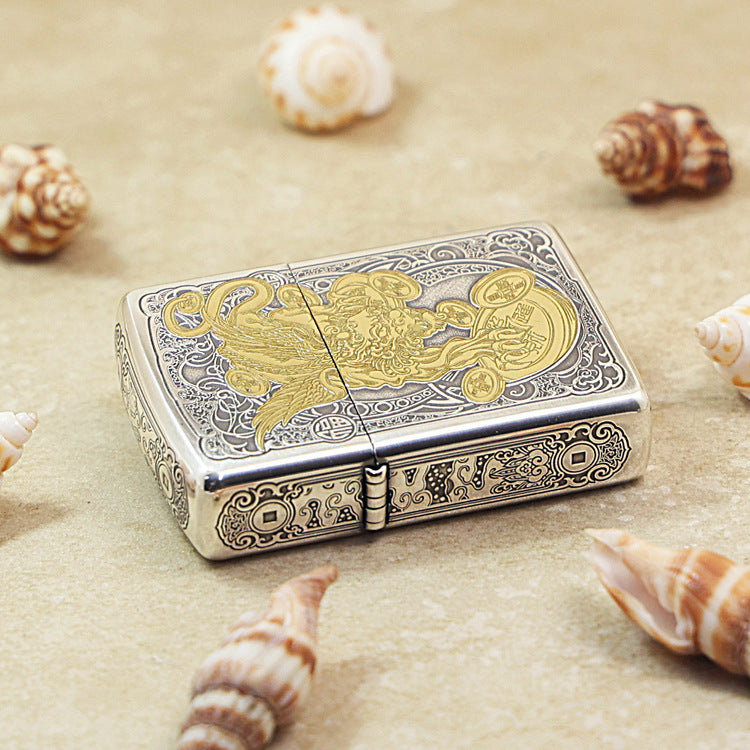 Zippo Dual-Tone 'Fortune Pixiu' Bamboo Box Edition 162-DS51