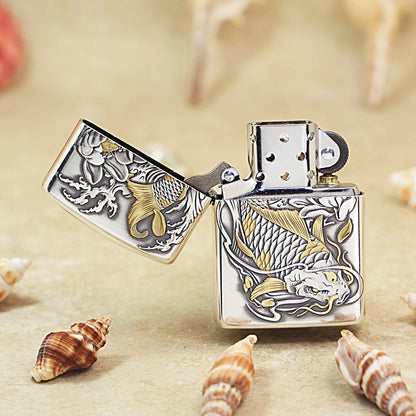 Zippo Dual-Tone 'Koi Fish' 162-DS65