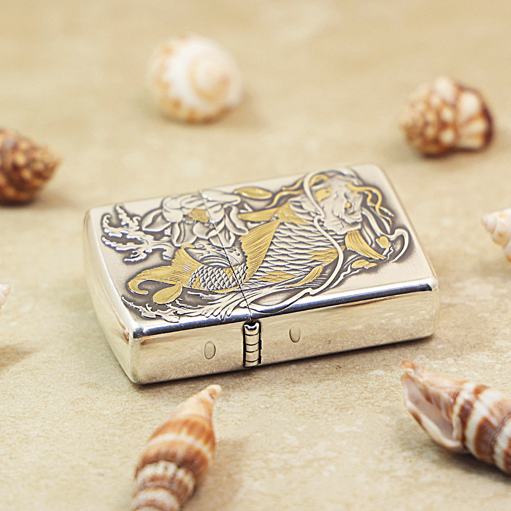 Zippo Dual-Tone 'Koi Fish' 162-DS65
