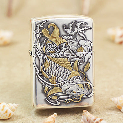 Zippo Dual-Tone 'Koi Fish' 162-DS65