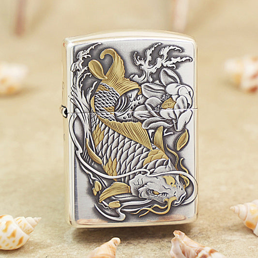Zippo Dual-Tone 'Koi Fish' 162-DS65